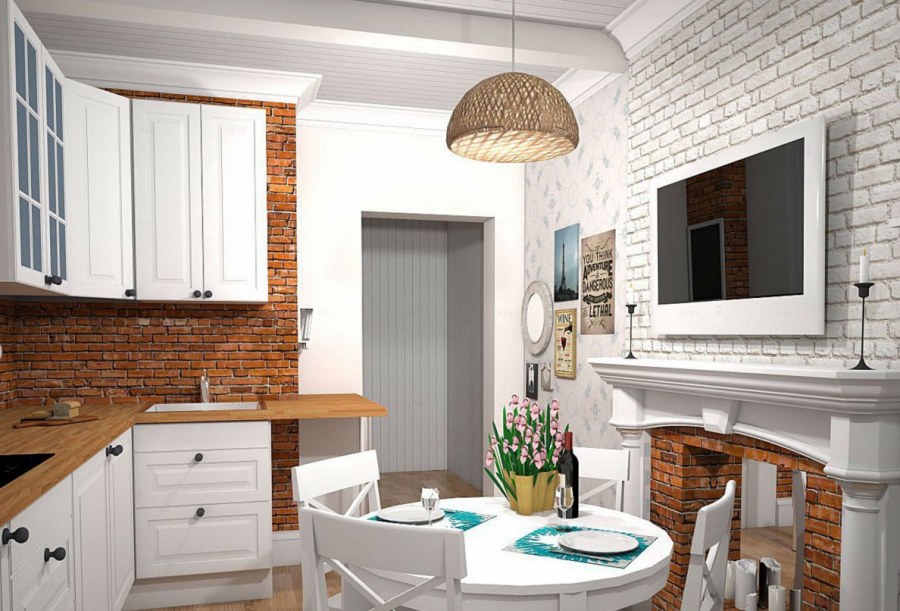 Кухня икеа в скандинавском стиле 10 кв м