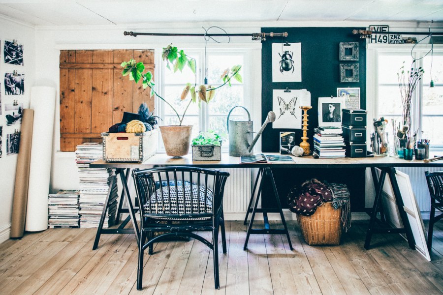 Интерьер домашней мастерской