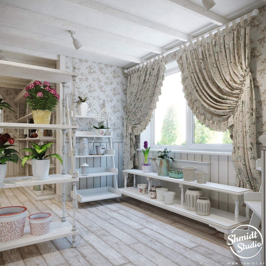 Кухня в стиле лофт оливковая