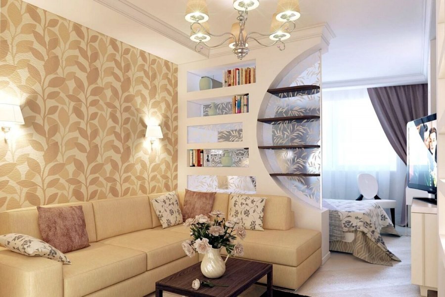 Перегородка для зонирования комнаты