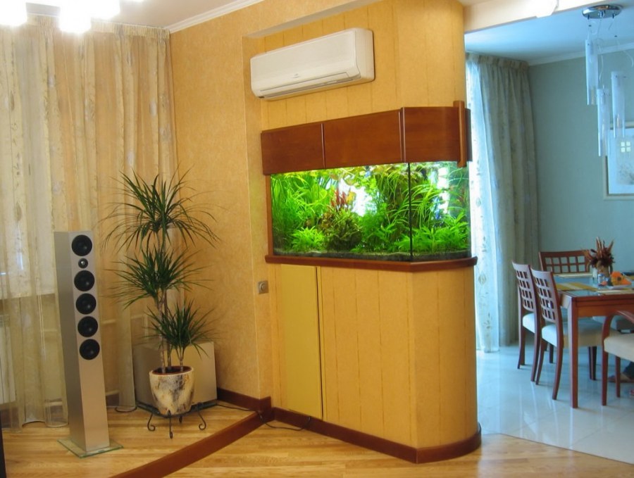 Аквариум в интерьере