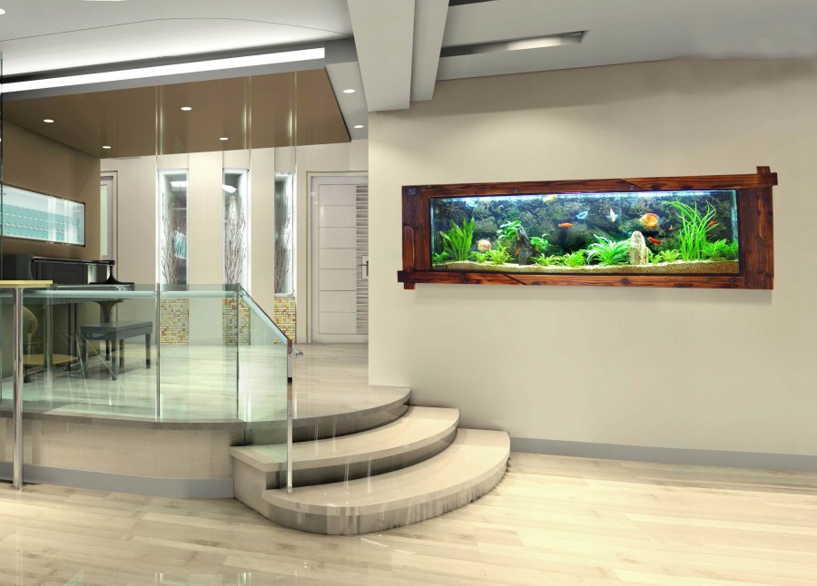 Встроенный аквариум Минимализм
