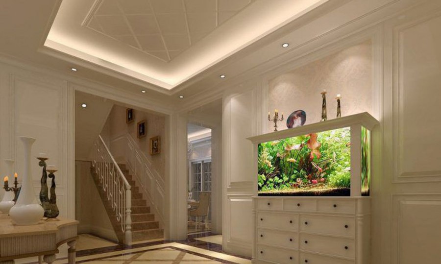 Аквариум в прихожей