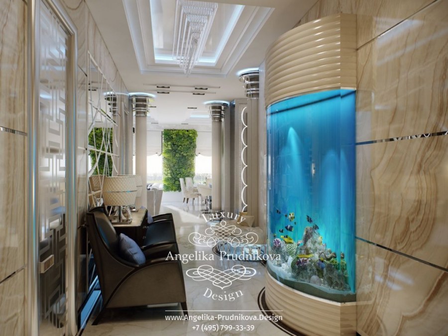 Аквариум в интерьере
