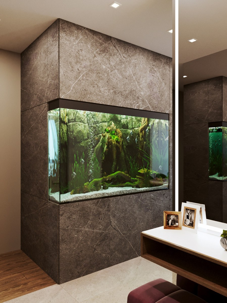 Аквариум в прихожей