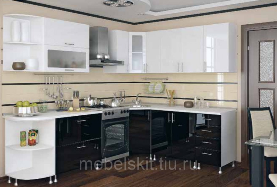 Современные кухни угловые