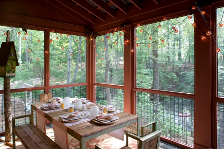 Отделка веранды на даче