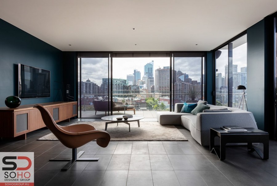 Комната с панорамными окнами