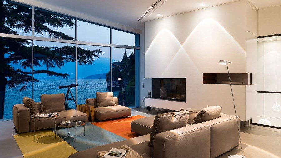 Вечернее освещение в интерьере