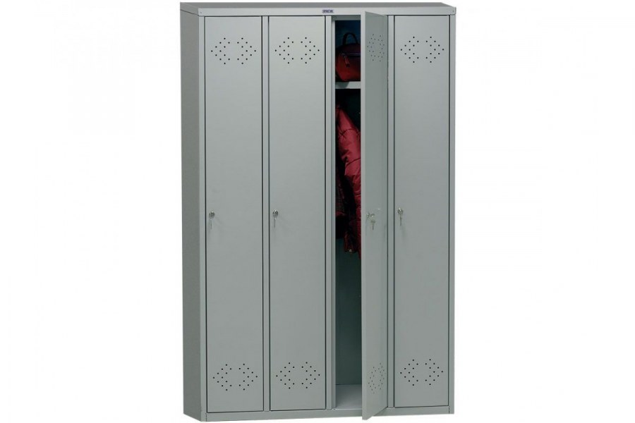 Шкаф для раздевалок 4 секции, Практик - le41