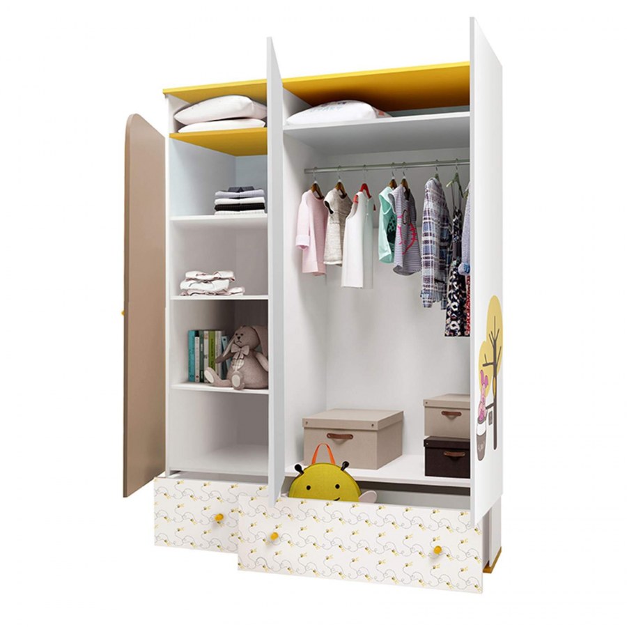 Шкаф Polini Kids Disney Baby