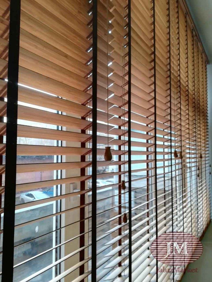 Магеллан бамбуковая рулонная штора 160*160см шоколад