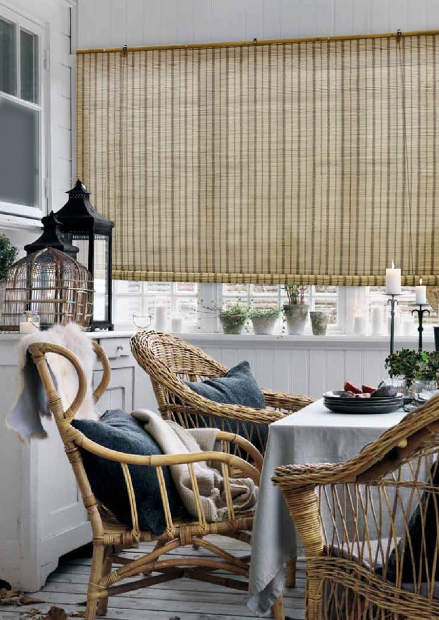 Штора рулонная Эскар "бамбук"