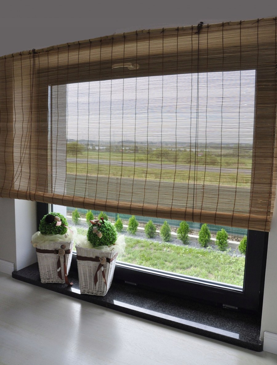 Римская штора Эскар бамбук