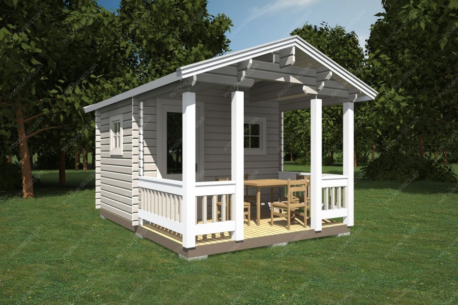 Летняя кухня из минибруса №5