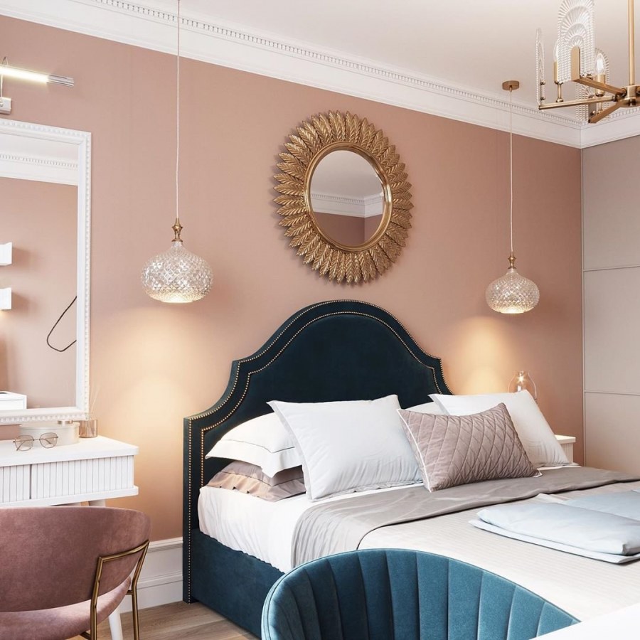 Персиковая спальня