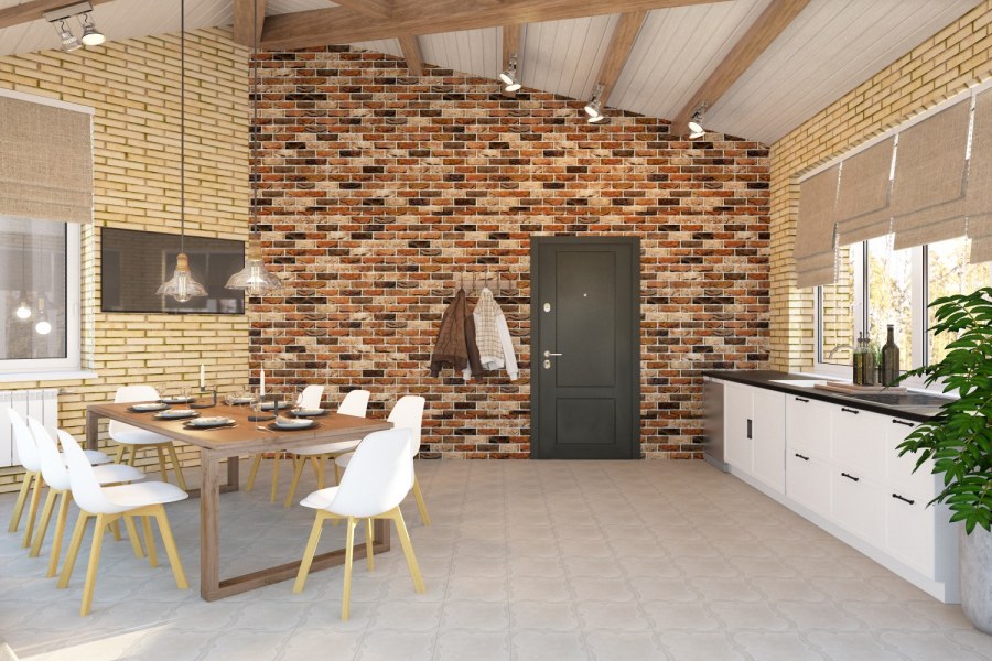 Загородный дом терраса Северодвинск ВК