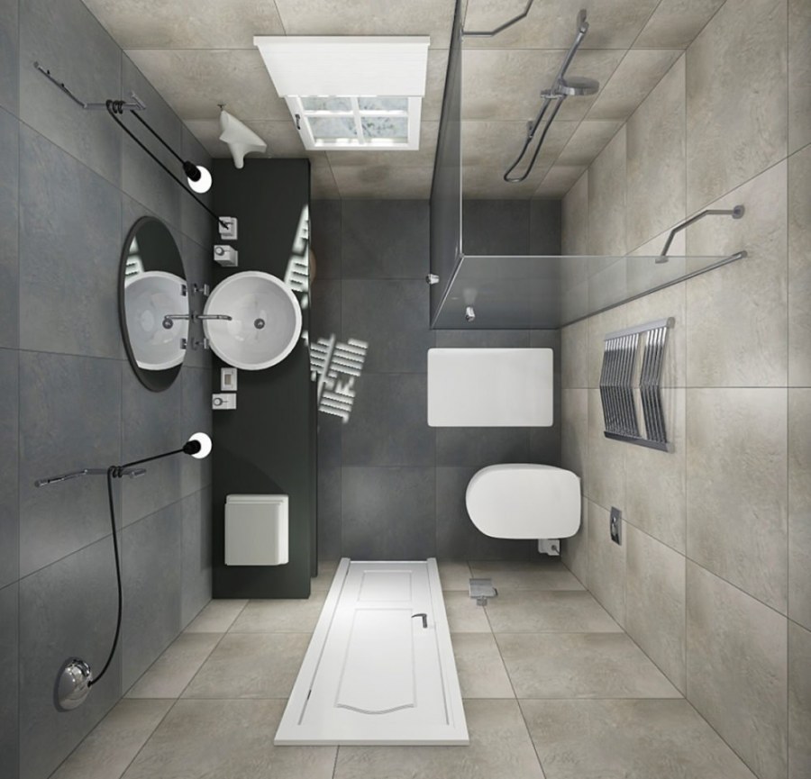 Душевая лофт 6м2