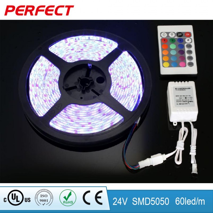 Лента светодиодная с пультом 5050 RGB