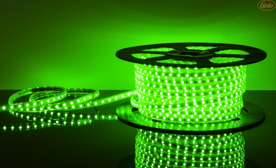 Лента светодиодная 220v 14,4w 60led 5050 ip65 белый, 50 м