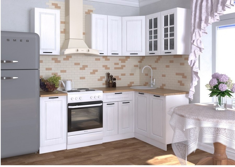 Кухонный гарнитур "гарнитур 1 белый Вегас"