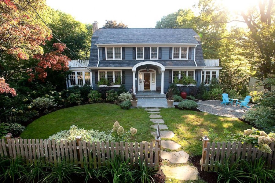 Колониальный стиль в ландшафте