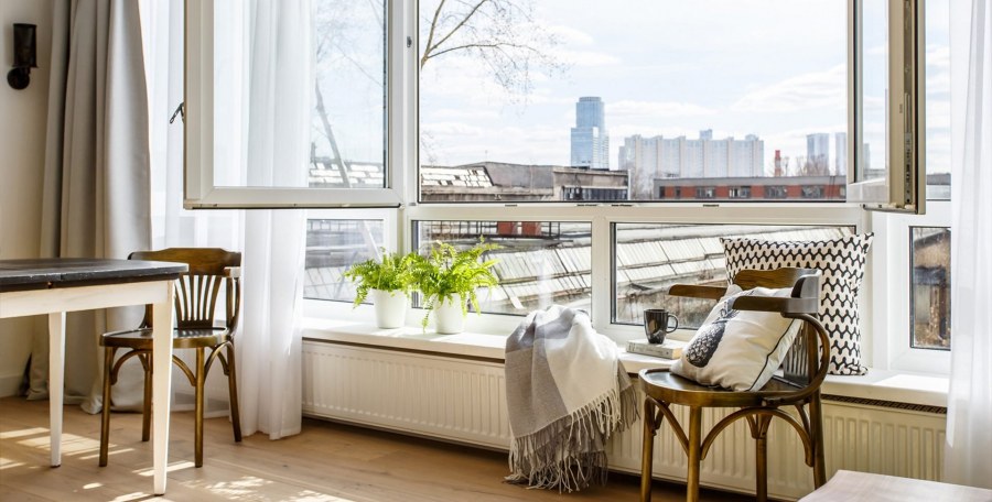 Студия площадью 35 кв метров от Korneev Design Workshop