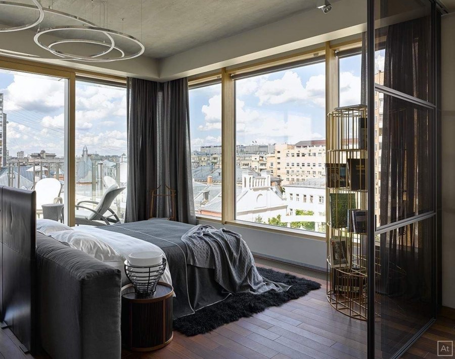 Пентхаус в Москоу Сити спальня