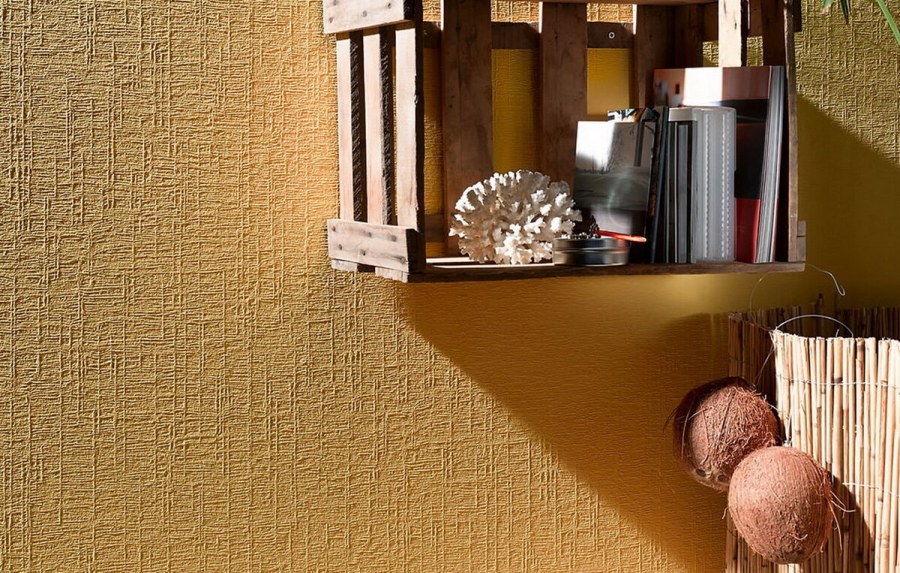 Штукатурка мешковина в интерьере