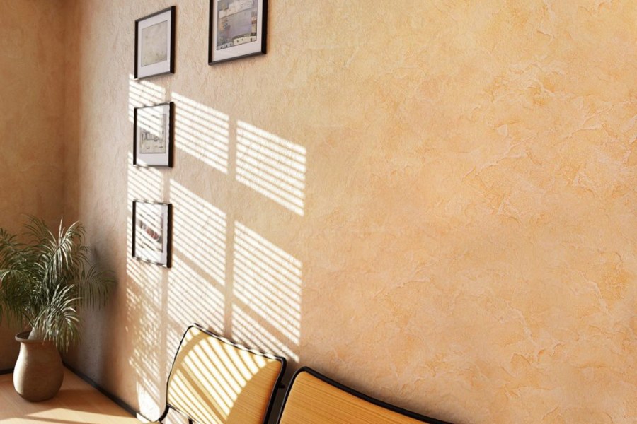 Декоративная покраска стен в квартире