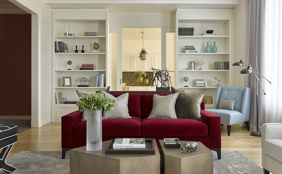 Желтый интерьер