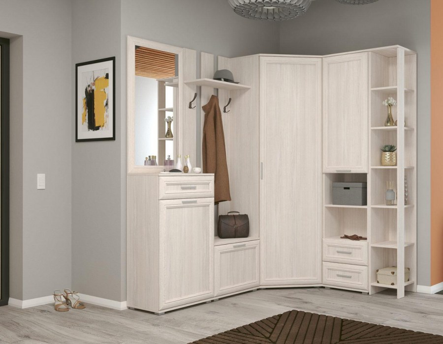 Прихожая джаз Анкор белый