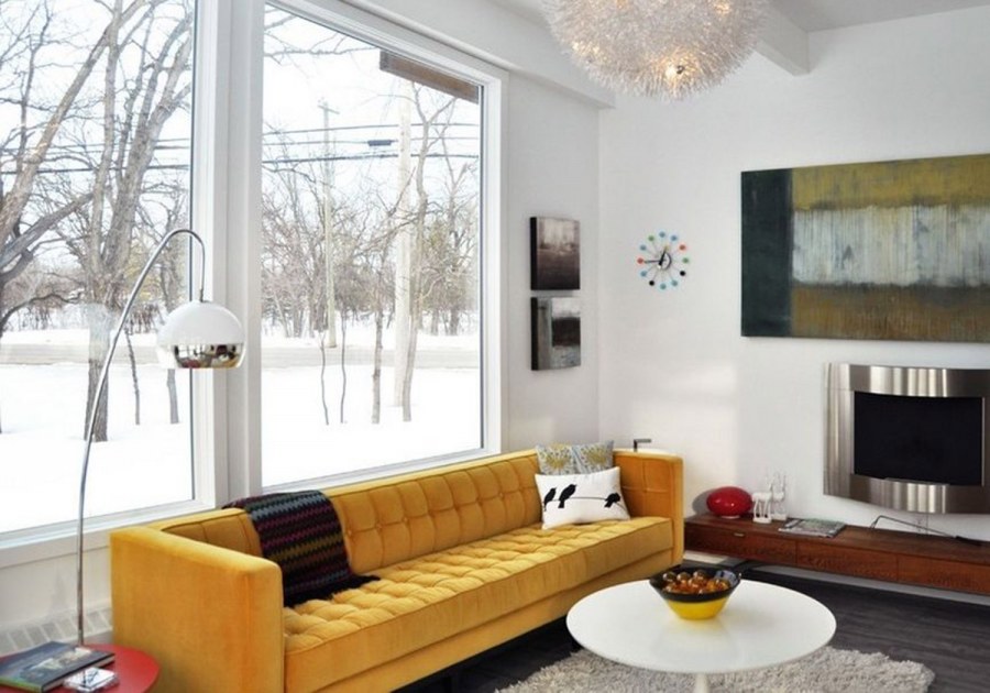 Кровать в эркере