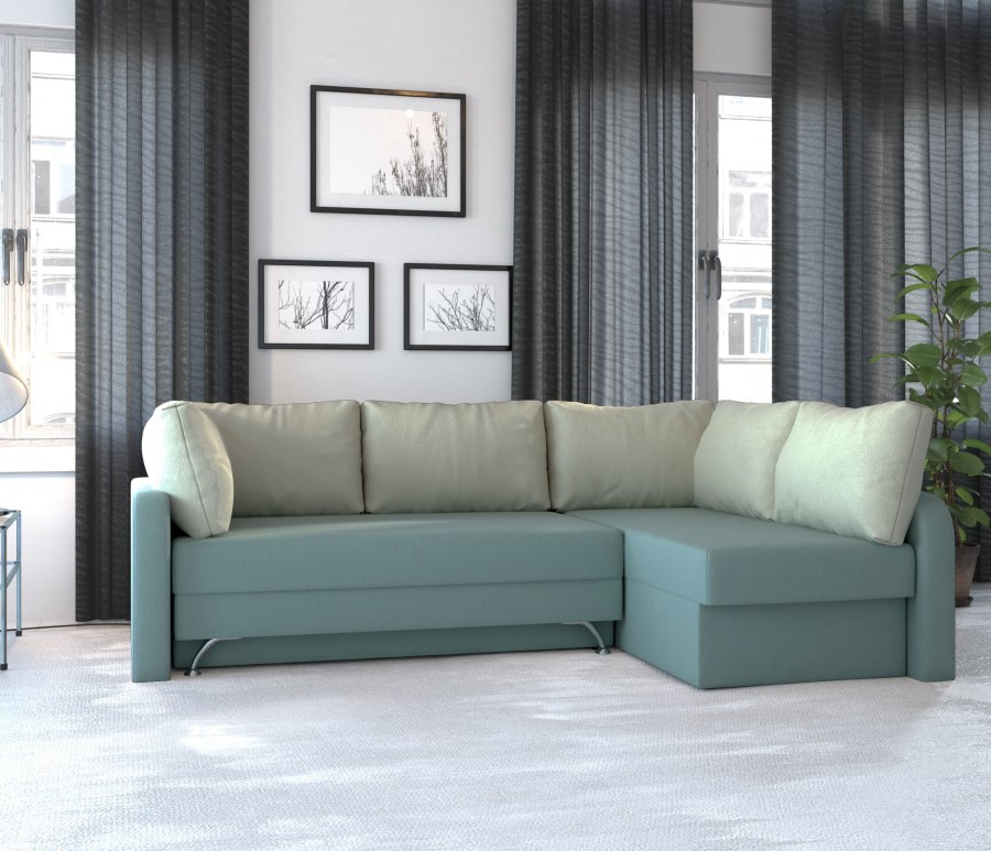 Серый диван в интерьере