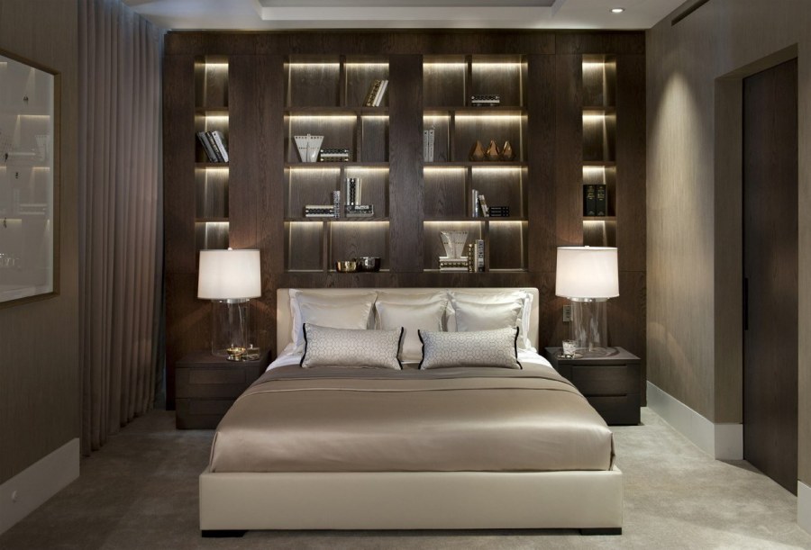 Ниши в интерьере спальни