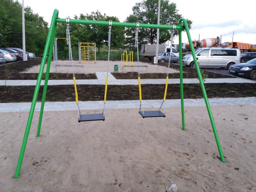 Площадка для барбекю из щебня