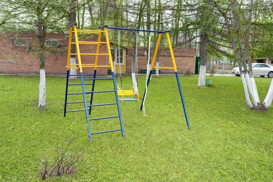 Качели с горкой Юный Атлет