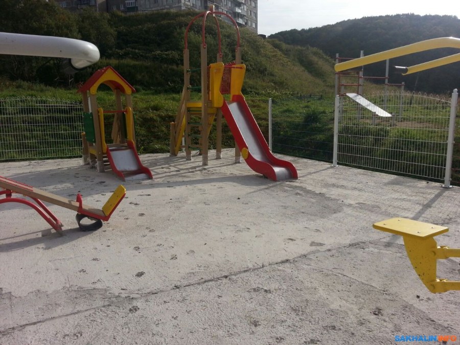 Бетонная площадка на даче пирог