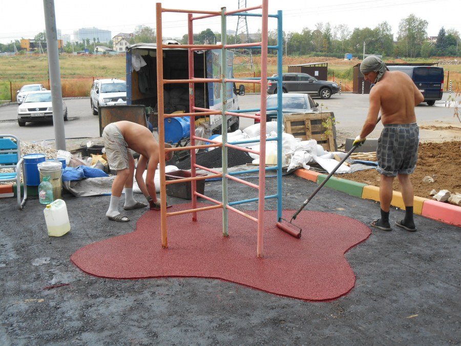 Закладная для бетонирования откатных ворот