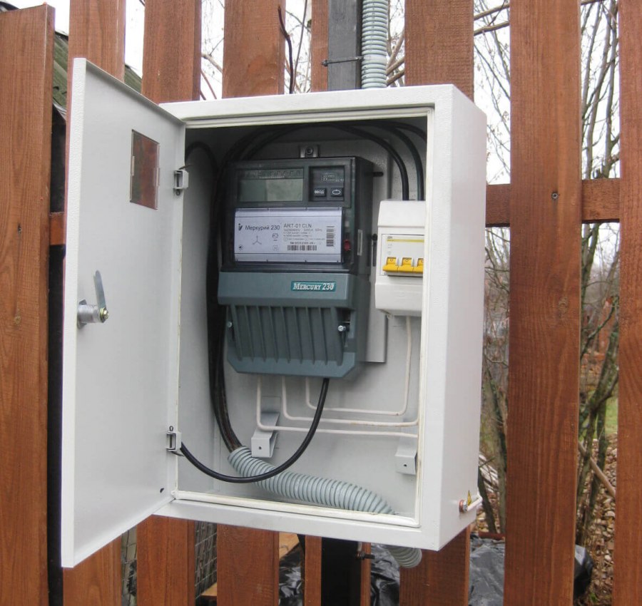 Ящик учета электроэнергии наружной установки 380в