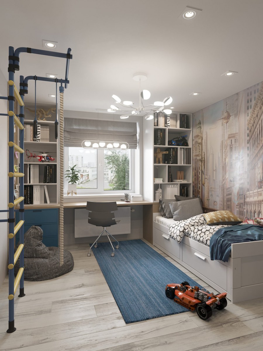 Интерьер детской для мальчика