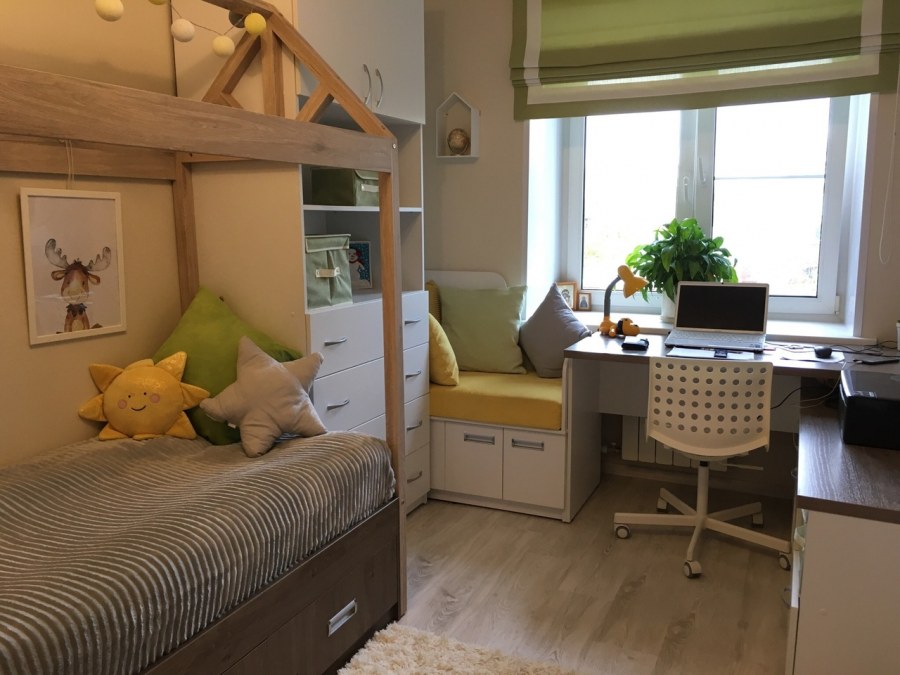 Детская комната для мальчика 3х3