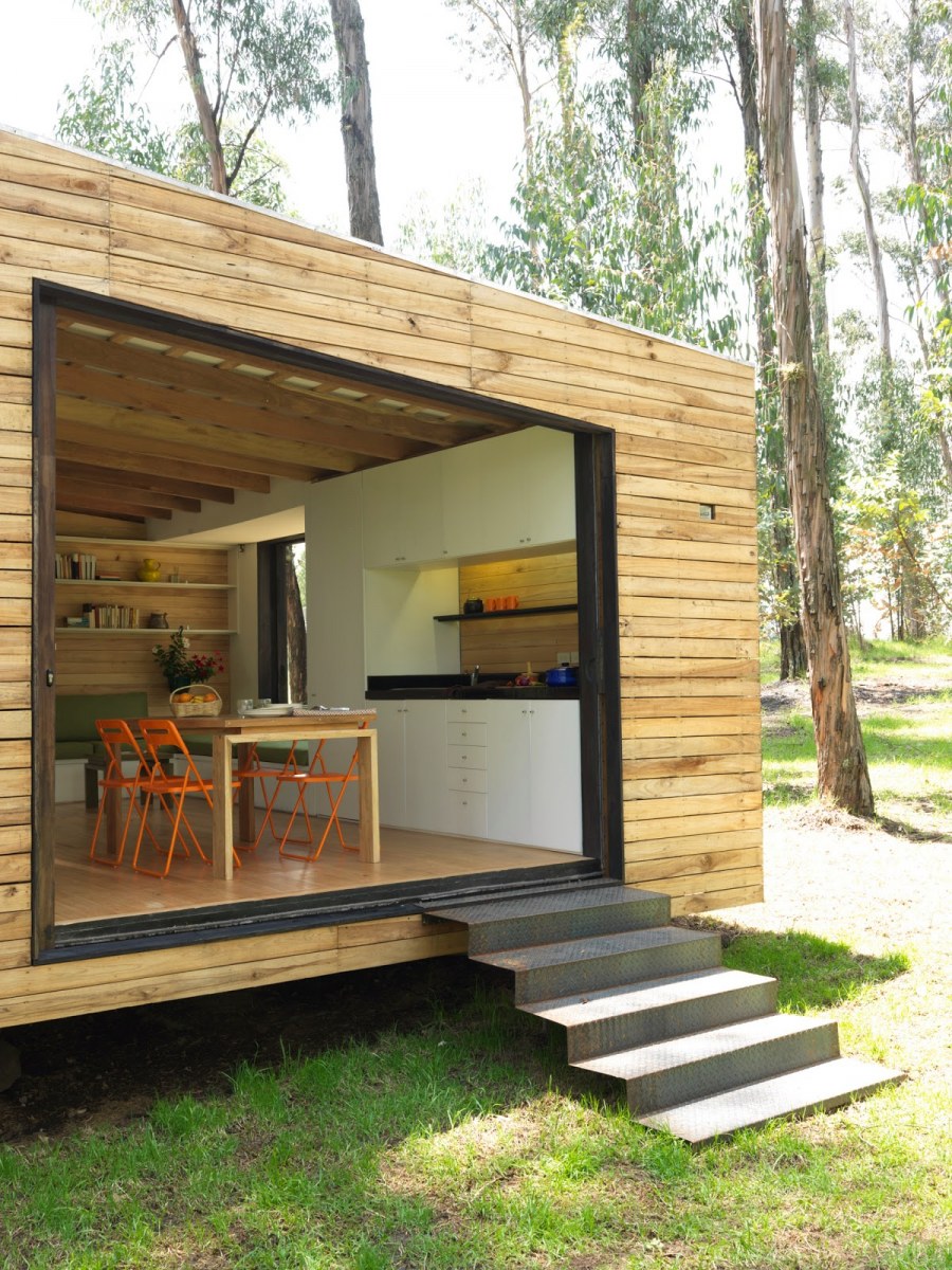 Tiny House с односкатной крышей