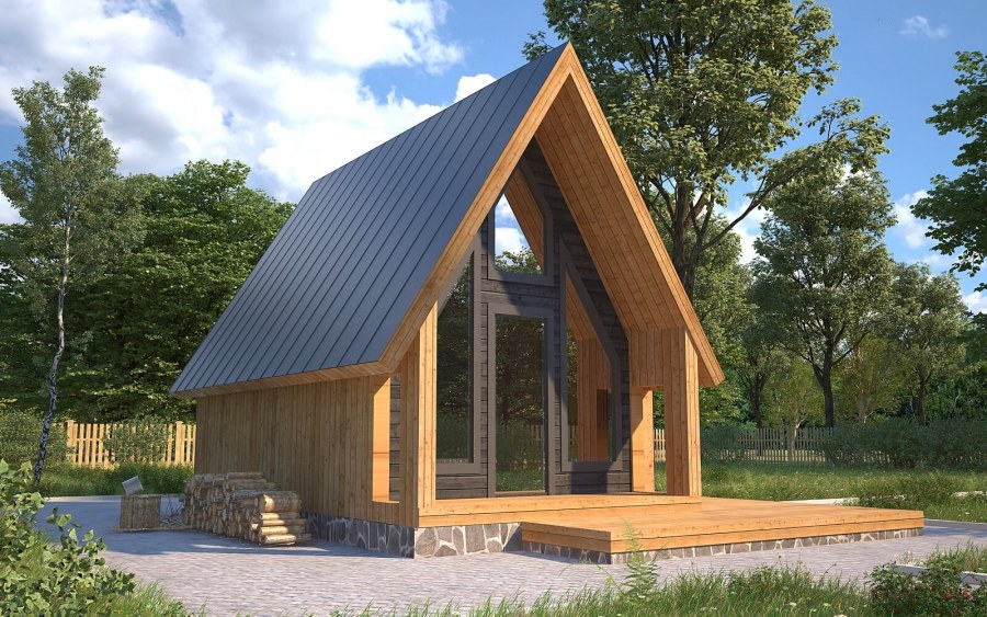 Каркасный дом 6x9 «Искандер