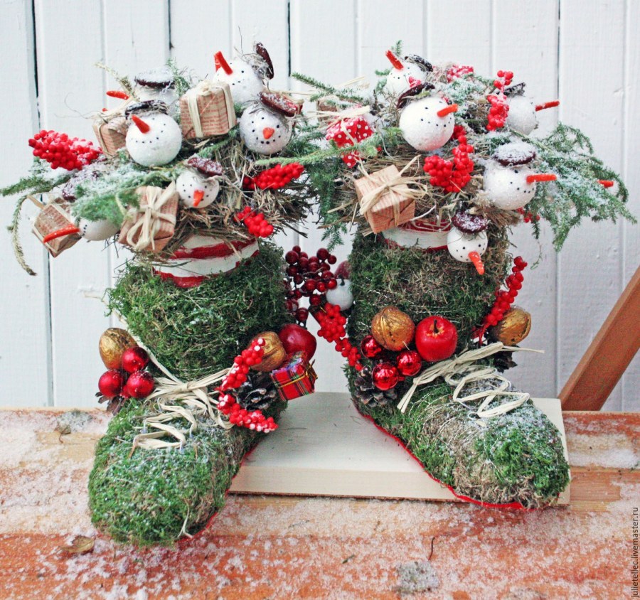 Новогодние флористические композиции