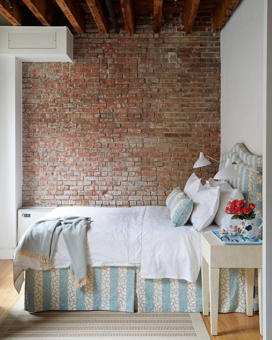 Шебби Шик кирпичная стена