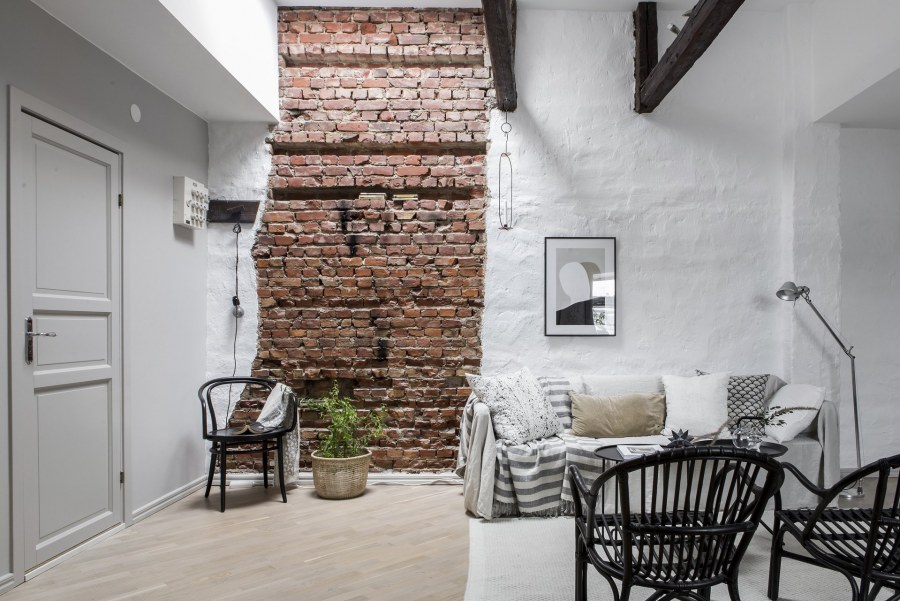 Сканди рустик интерьер