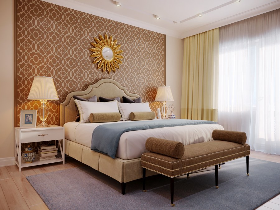 Ванильный цвет в интерьере