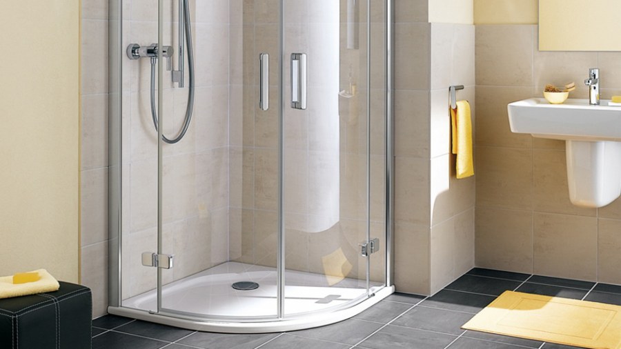 Kermi кабина четверть круга