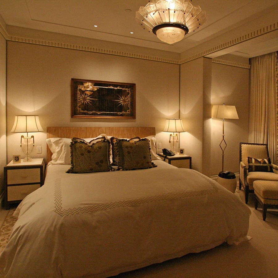 Светильники над кроватью